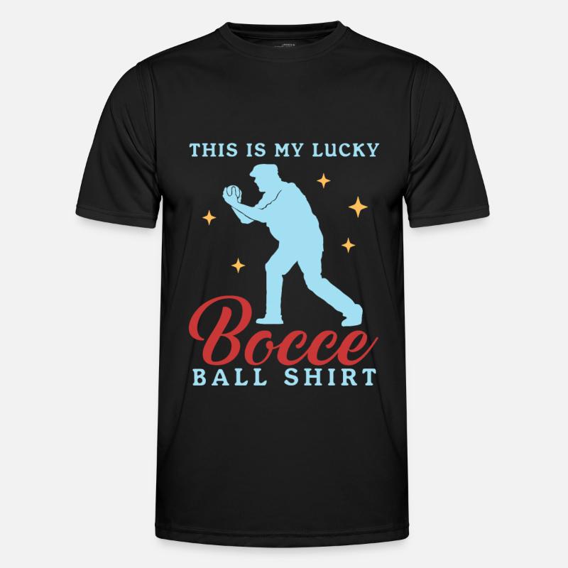Boccia Boules Bocce Bocce Boccia Player Gift - Men's Functional T-Shirt - black