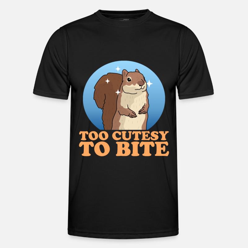 Cute Squirrel Squirrel Gift - Men's Functional T-Shirt - black