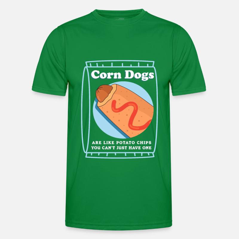 Chien de maïs Corndog | Corn Dogs Corndogs Cadeau T-shirt sport Homme