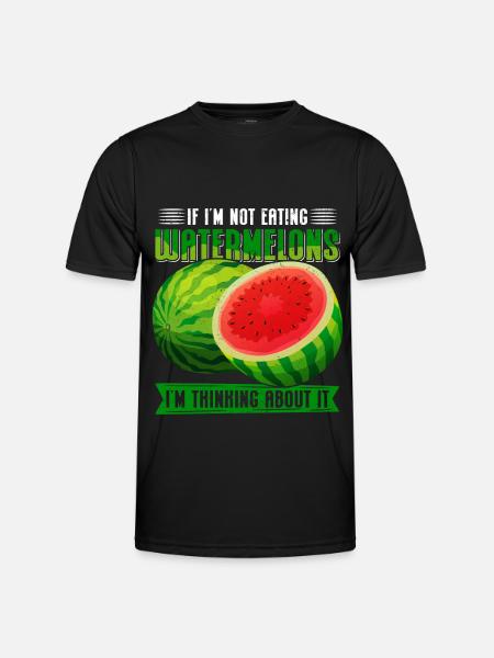 Watermelon Angurie Paste Arbuse Gift - Men's Functional T-Shirt - black