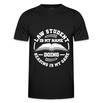 Anwalt - Männer Funktions-T-Shirt - Schwarz - Vorne - AI Model Male 178 dark (178cm)