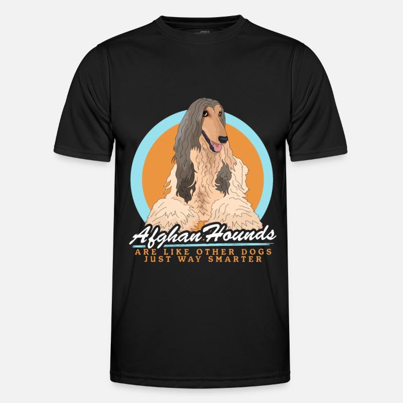 Afghanischer Windhund Hundebesitzer Geschenk - Männer Funktions-T-Shirt - Schwarz