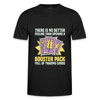 Karten sammler - Männer Funktions-T-Shirt - Schwarz - Vorne - AI Model Male 178 dark (178cm)