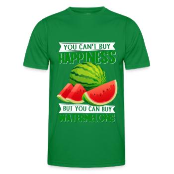 Pâte de pastèque Angurie Arbuse cadeau - T-shirt sport Homme - vert - Devant - AI Model Male 178 dark (178cm)