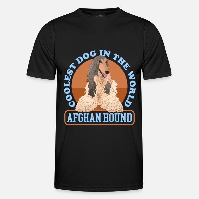 Afghanischer Windhund Hund Hundebesitzer Geschenk - Männer Funktions-T-Shirt - Schwarz