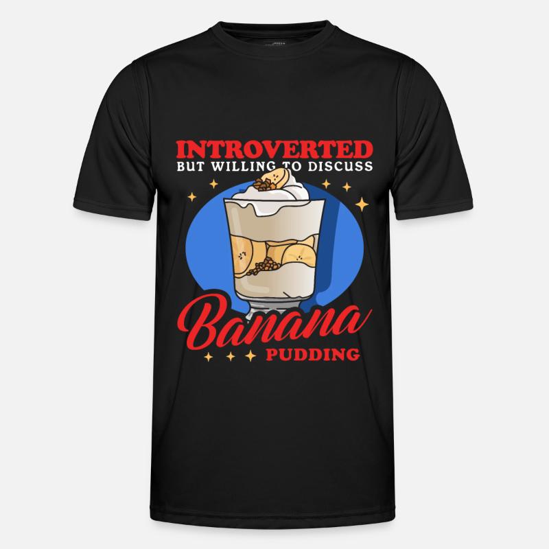 Bananenpudding Bananen-Pudding Geschenk - Männer Funktions-T-Shirt - Schwarz