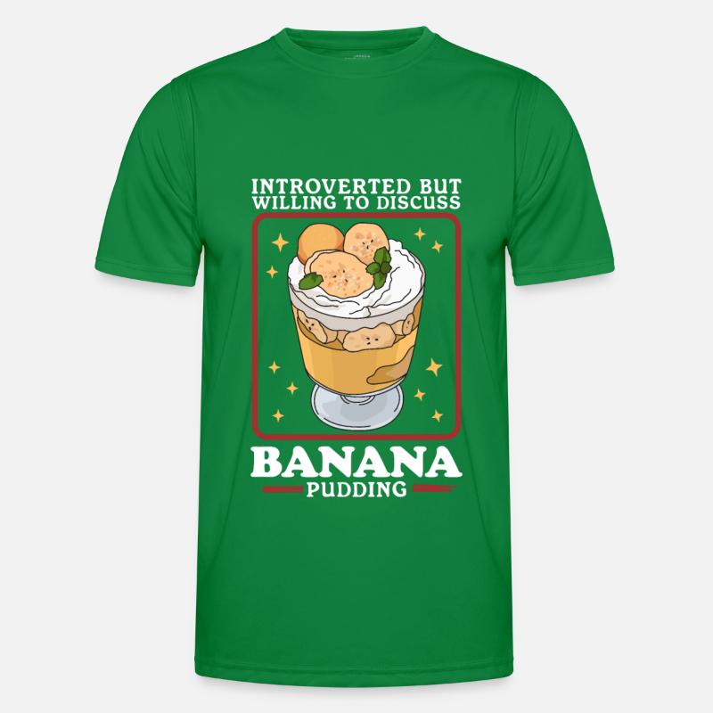 Bananen-Pudding Bananenpudding Geschenk Männer Funktions-T-Shirt