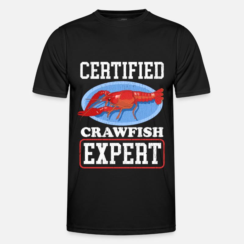 Crayfish Noble Crayfish Seafood Gift - Men's Functional T-Shirt - black