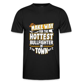 Rodeo - Männer Funktions-T-Shirt - Schwarz - Vorne - AI Model Male 178 dark (178cm)