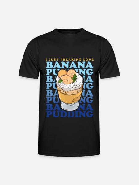 Banana Pudding Banana Pudding Gift - Men's Functional T-Shirt - black