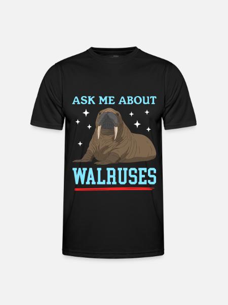 Walrus Walrus Gift - Men's Functional T-Shirt - black