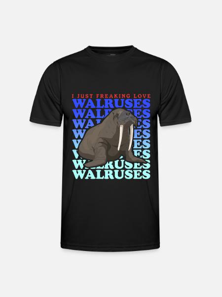 Walrus Walrus Gift - Men's Functional T-Shirt - black