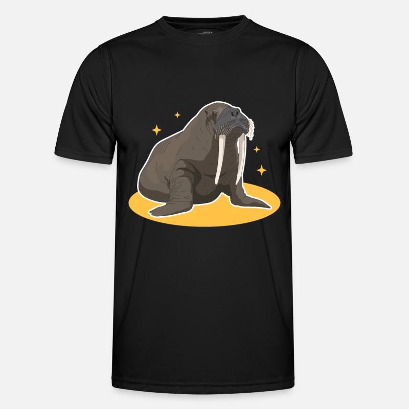 Walrus Walrus | Walrus Walrus Gift - Men's Functional T-Shirt - black
