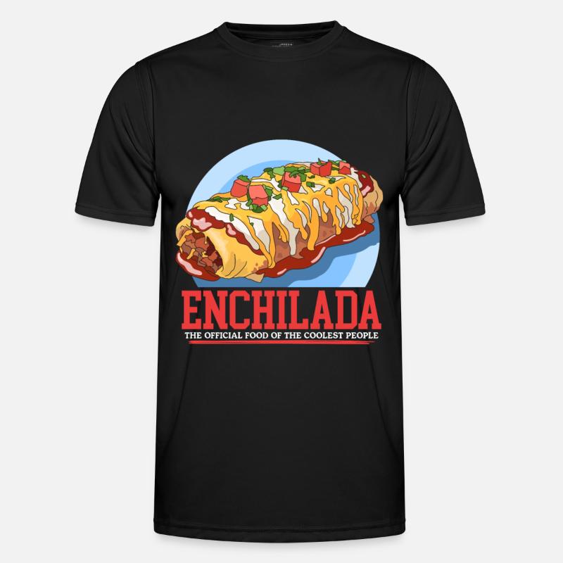 Enchilada Mexican Enchiladas Gift - Men's Functional T-Shirt - black