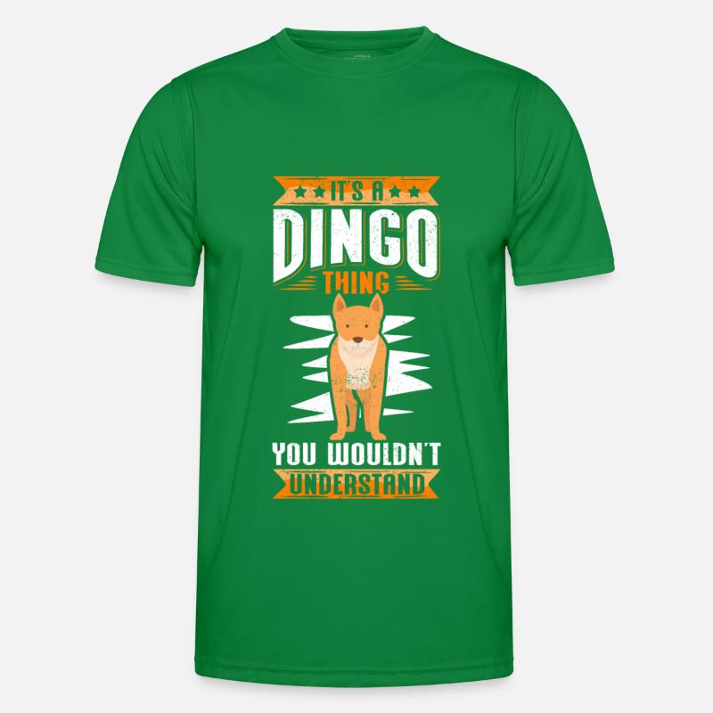Dingo Australische Dingos Hund Geschenk Männer Funktions-T-Shirt