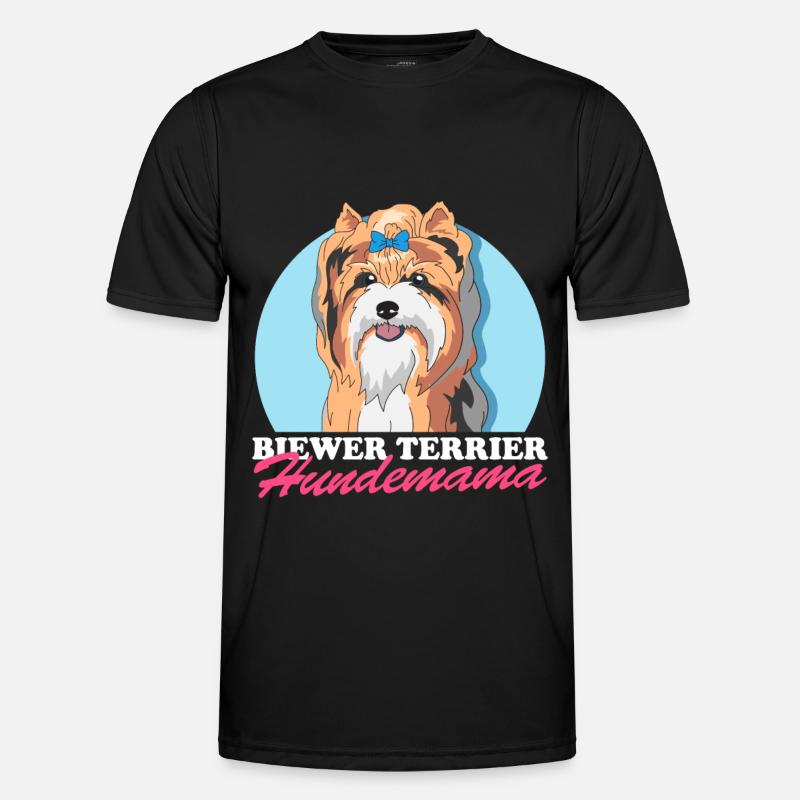 Biewer Terrier Hundemama Hundebesitzer Geschenk Männer Funktions-T-Shirt