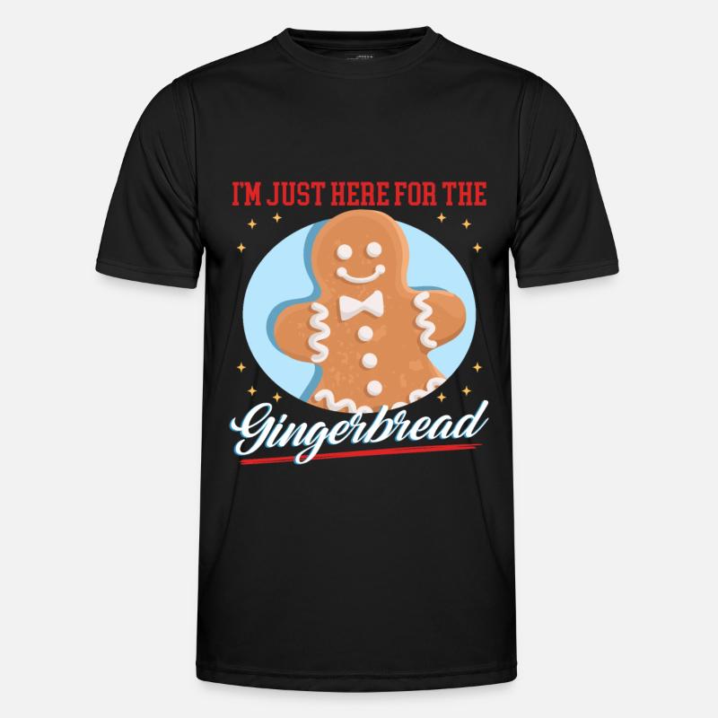 Lebkuchenmann Lebkuchen Lebkuchenmänner Geschenk Männer Funktions-T-Shirt