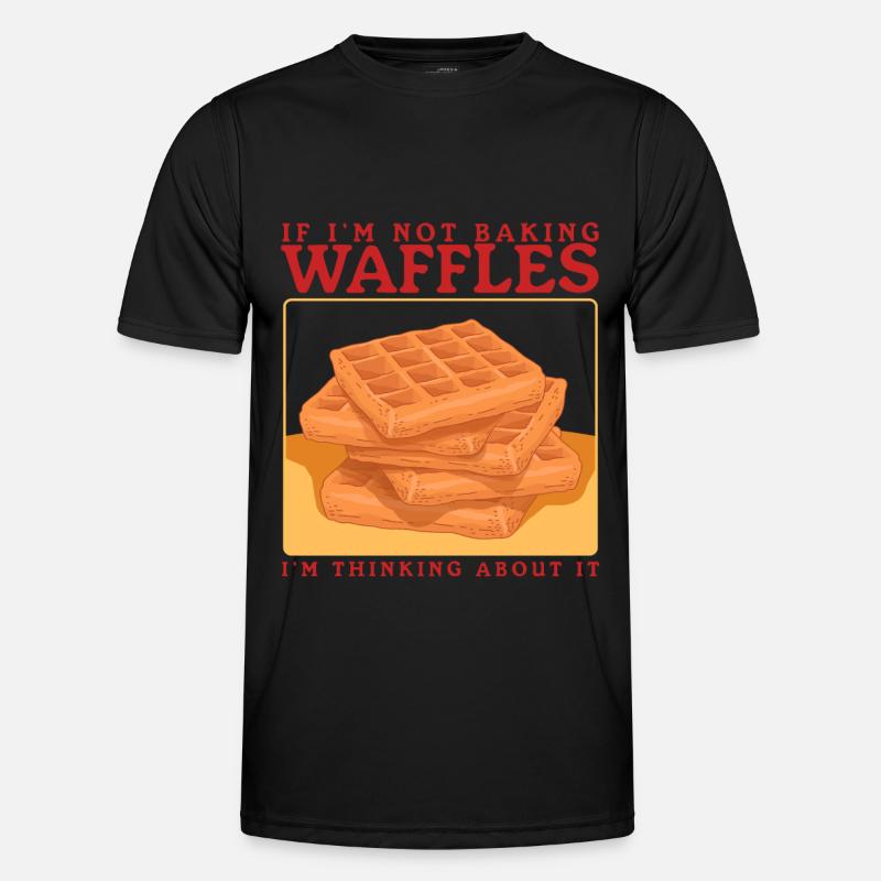 Waffles Waffle Lover Waffle Gift - Men's Functional T-Shirt - black