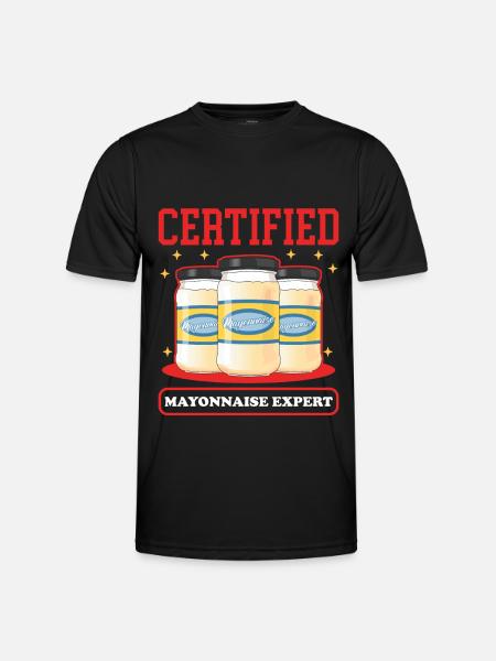 Mayonnaise Expert Mayo Gift - Men's Functional T-Shirt - black
