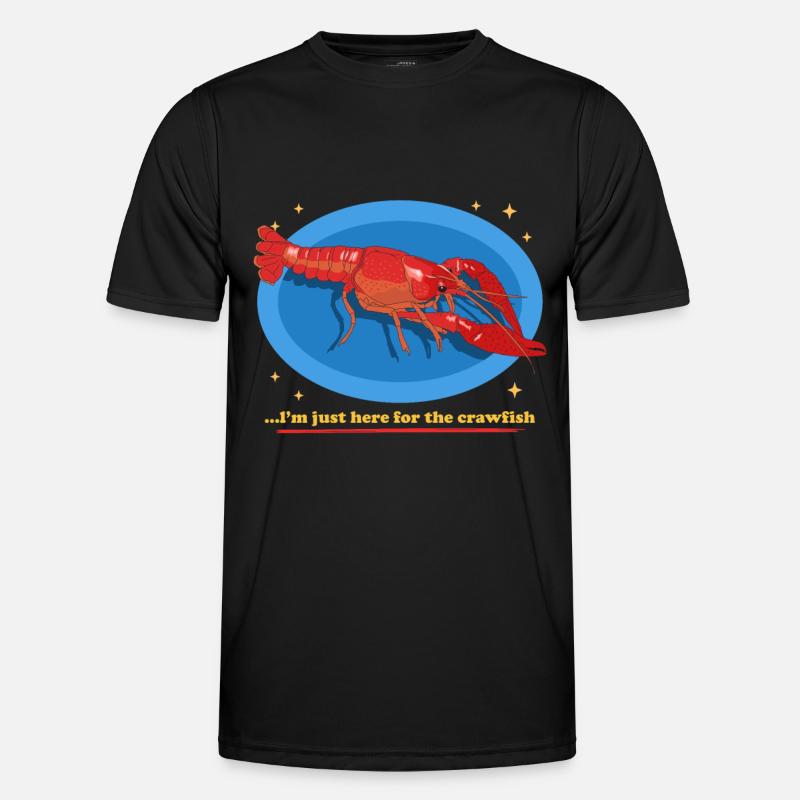 Crayfish Noble Crayfish Seafood Gift - Men's Functional T-Shirt - black