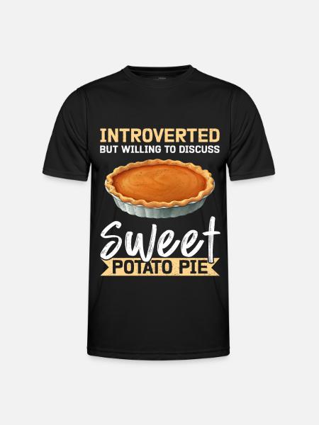 Sweet Potato Pie Baking Gift - Men's Functional T-Shirt - black