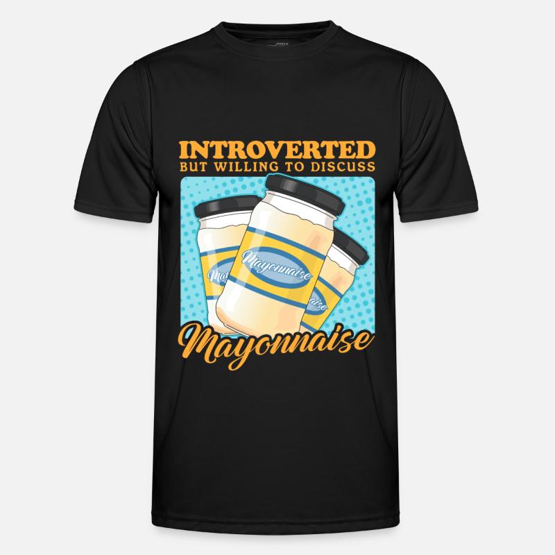 Mayonnaise Mayo Geschenk Männer Funktions-T-Shirt