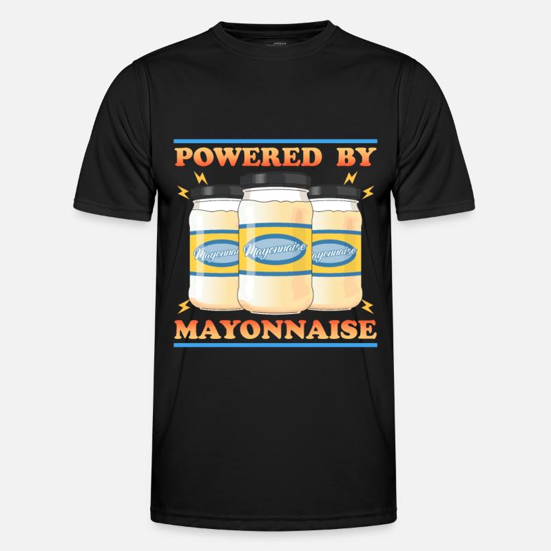 Mayo Powered By Mayonnaise Gift - Men's Functional T-Shirt - black