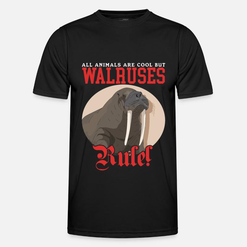 Walrus Walrus Gift - Men's Functional T-Shirt - black