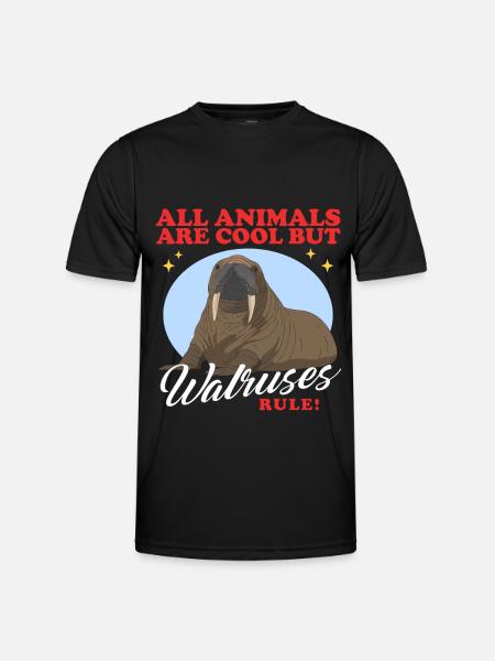 Walrus Walrus Walrus Walrus Gift - Men's Functional T-Shirt - black