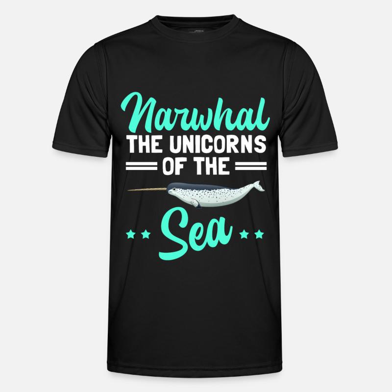 Narwal Wal | Narwale Wale Narwhal Geschenk Männer Funktions-T-Shirt