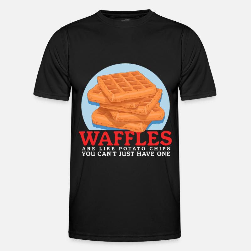 Waffles Waffle Lover Waffle Gift - Men's Functional T-Shirt - black