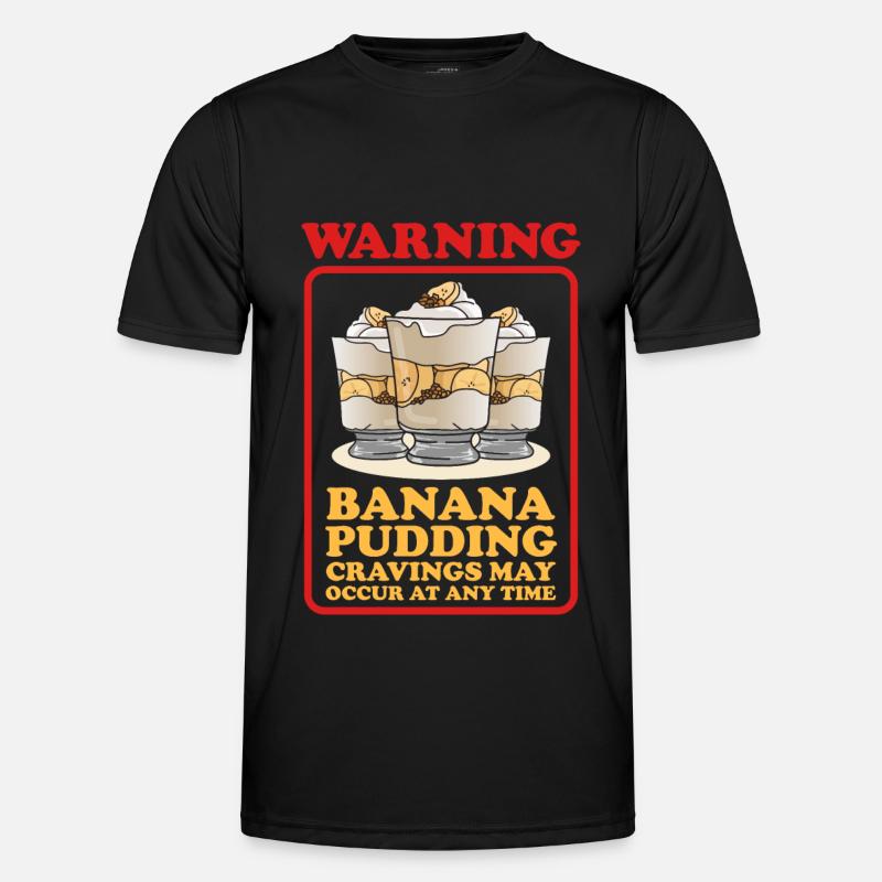 Bananenpudding Bananen-Pudding Geschenk - Männer Funktions-T-Shirt - Schwarz