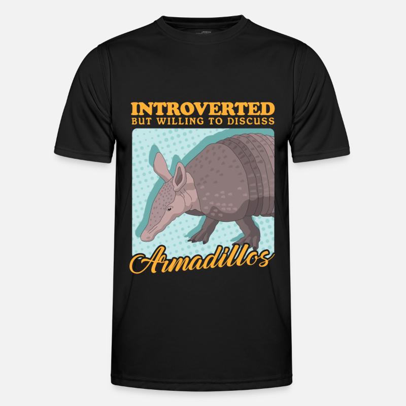 Armadillos Nine-Banded Armadillo Gift - Men's Functional T-Shirt - black
