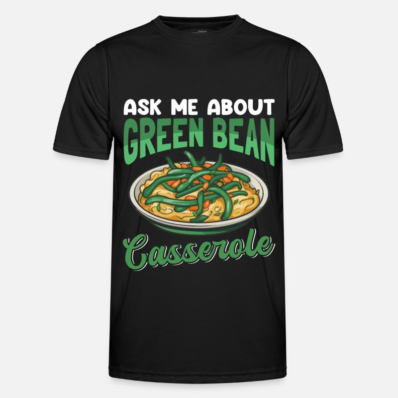 Casserole de haricots verts Casserole de haricots cadeau T-shirt sport Homme
