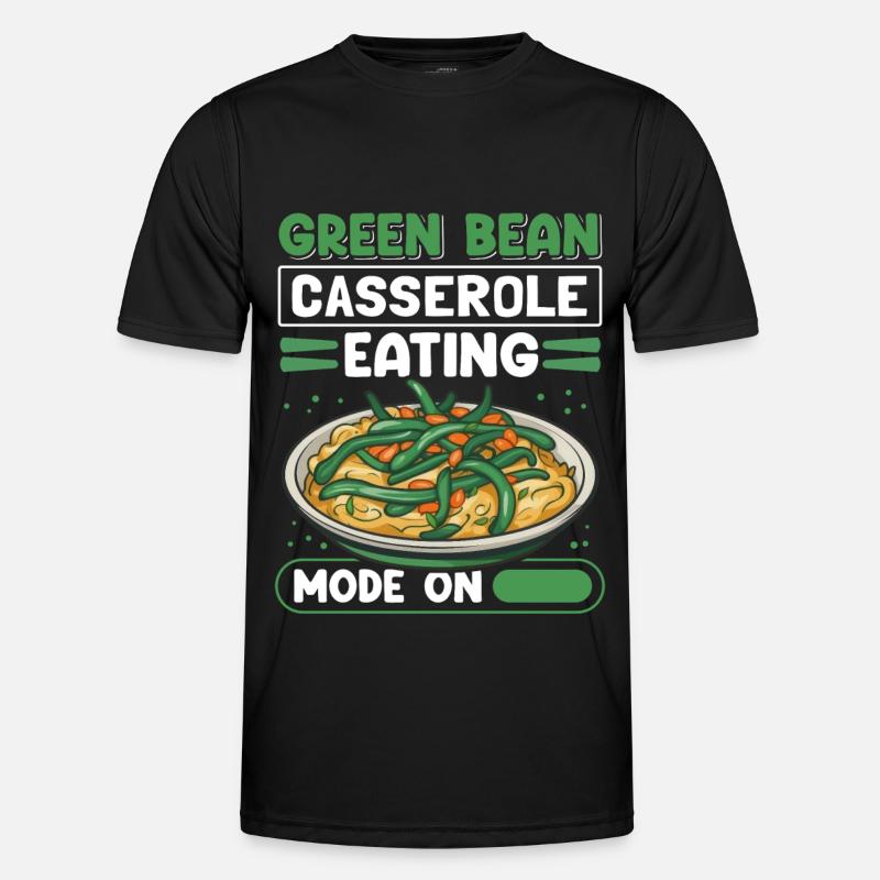 Green Bean Casserole Gift - Men's Functional T-Shirt - black