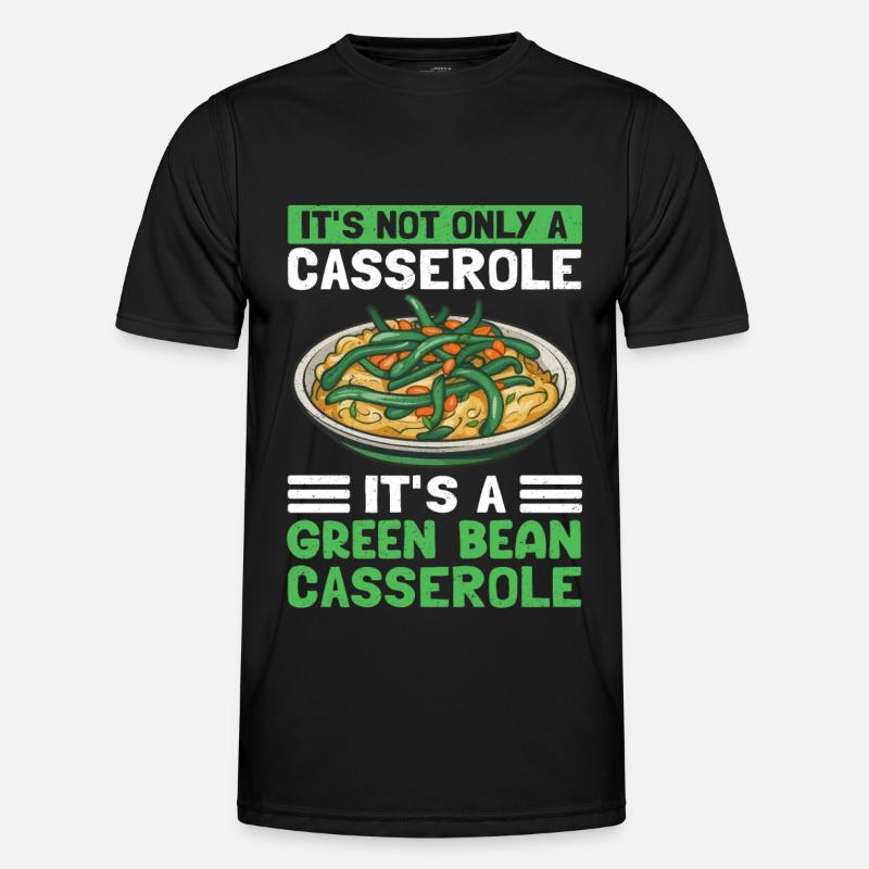 Green Bean Casserole Gift - Men's Functional T-Shirt - black