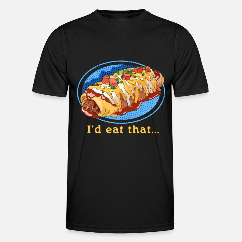 Enchilada Mexican Enchiladas Gift - Men's Functional T-Shirt - black