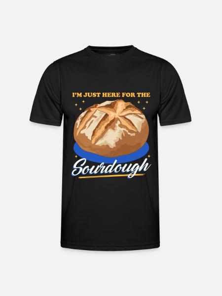 Sourdough Bread Sourdough Gift - Men's Functional T-Shirt - black