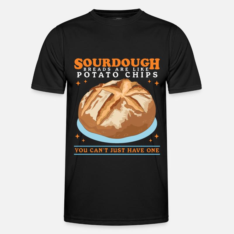 Sourdough Bread Sourdough Gift - Men's Functional T-Shirt - black