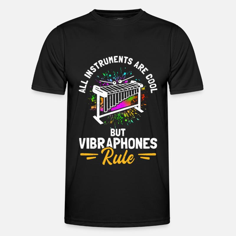 Vibraphone Vibraphone Vibraphonist Gift - Men's Functional T-Shirt - black