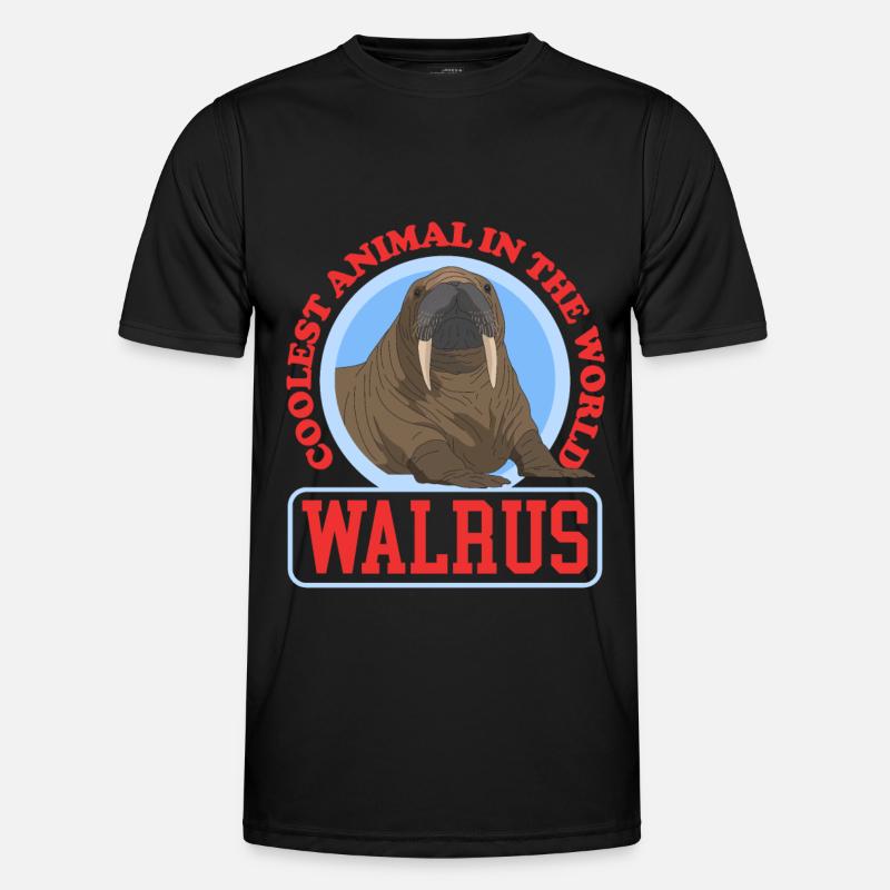 Walrus Walrus Walrus Walrus Gift - Men's Functional T-Shirt - black