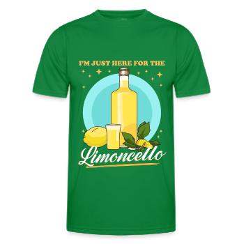 Limoncello Liqueur de citron cadeau - T-shirt sport Homme - vert - Devant - AI Model Male 178 dark (178cm)