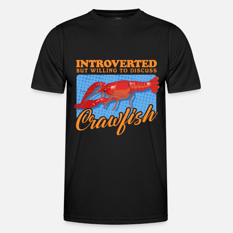 Crayfish Noble Crayfish Seafood Gift - Men's Functional T-Shirt - black