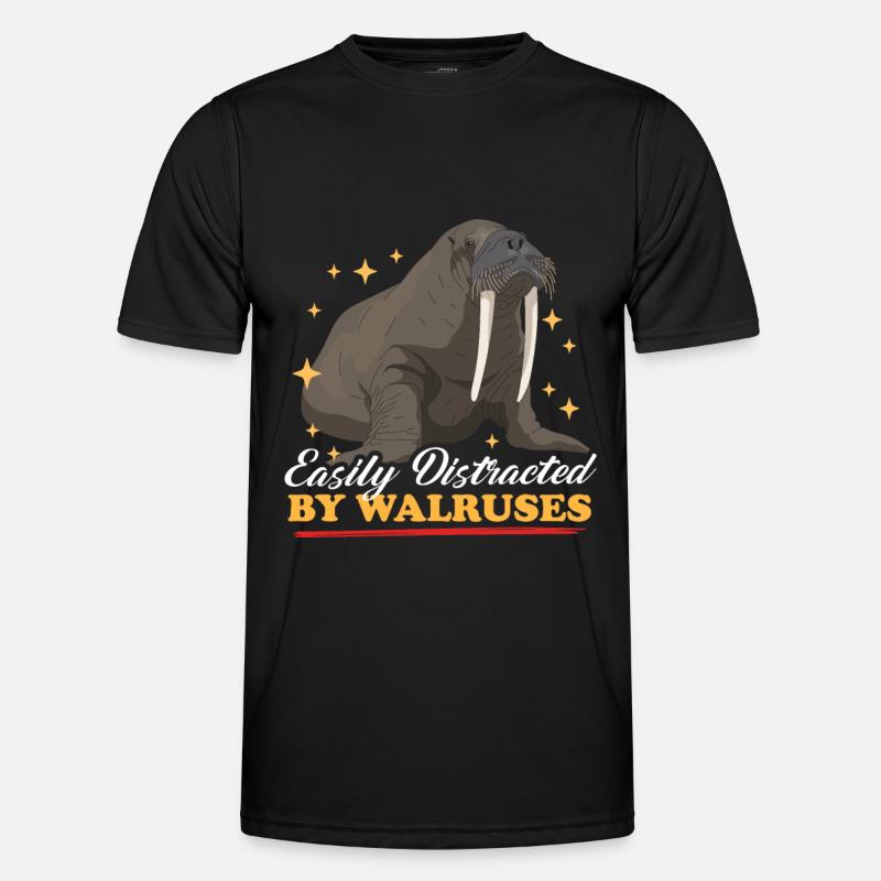Walrus Walrus Gift - Men's Functional T-Shirt - black