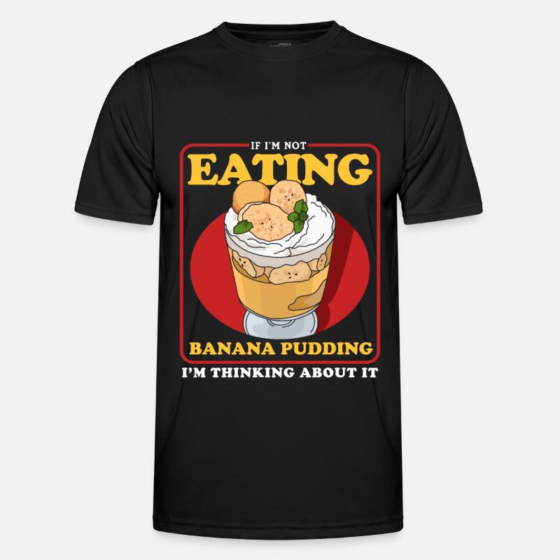 Bananenpudding Bananen Pudding Geschenk - Männer Funktions-T-Shirt - Schwarz