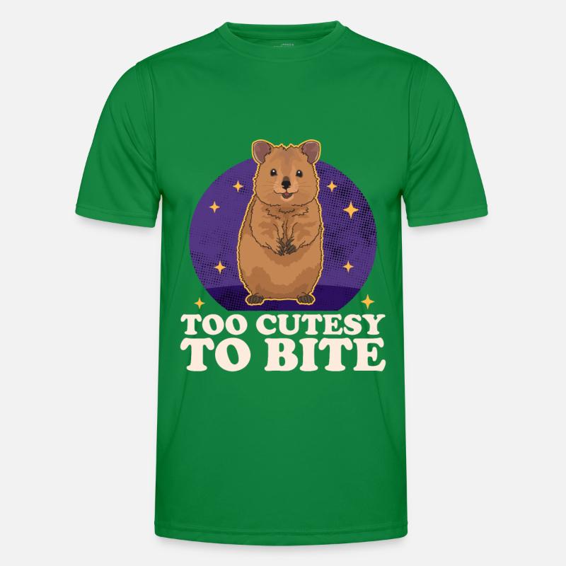 Quokka Känguru Quokkas Geschenk Männer Funktions-T-Shirt