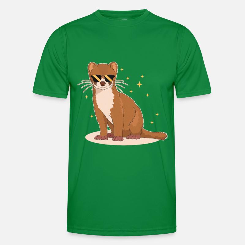 Cadeau Weasel Mouse Weasel Hermännchen T-shirt sport Homme