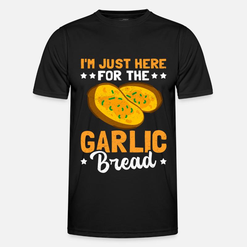 Garlic Bread Garlic Breads Gift - Men's Functional T-Shirt - black