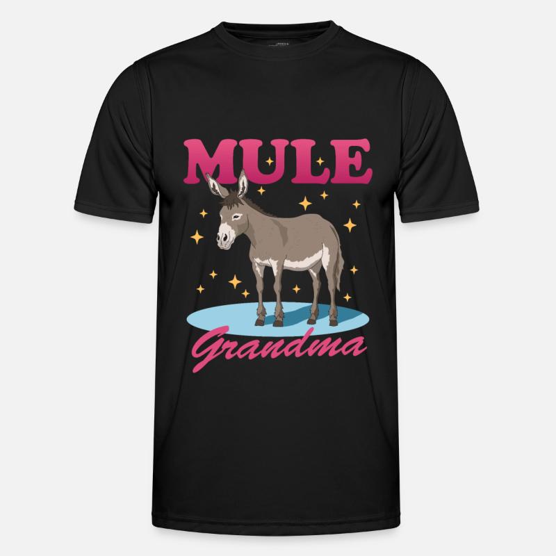 Mule Grandma Mule Muli Mule Gift Men's Functional T-Shirt