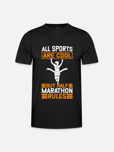 Half Marathon Half Marathon Gift - Men's Functional T-Shirt - black